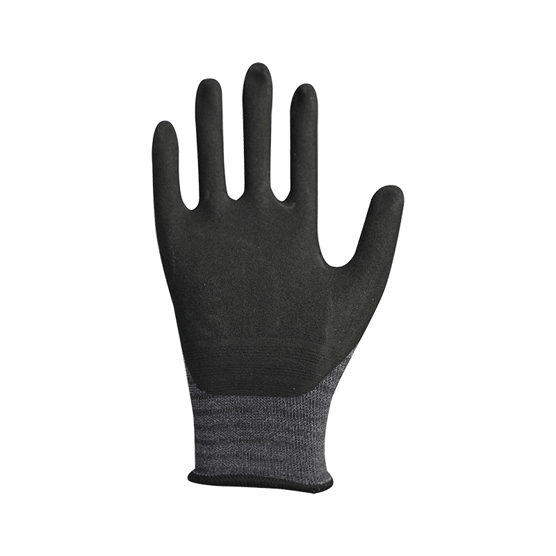 15G nylon/spandex liner with sandy nitrile coating