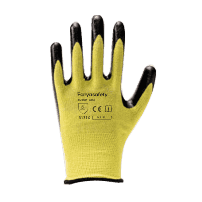 13G bamboo liner with nitrile coating