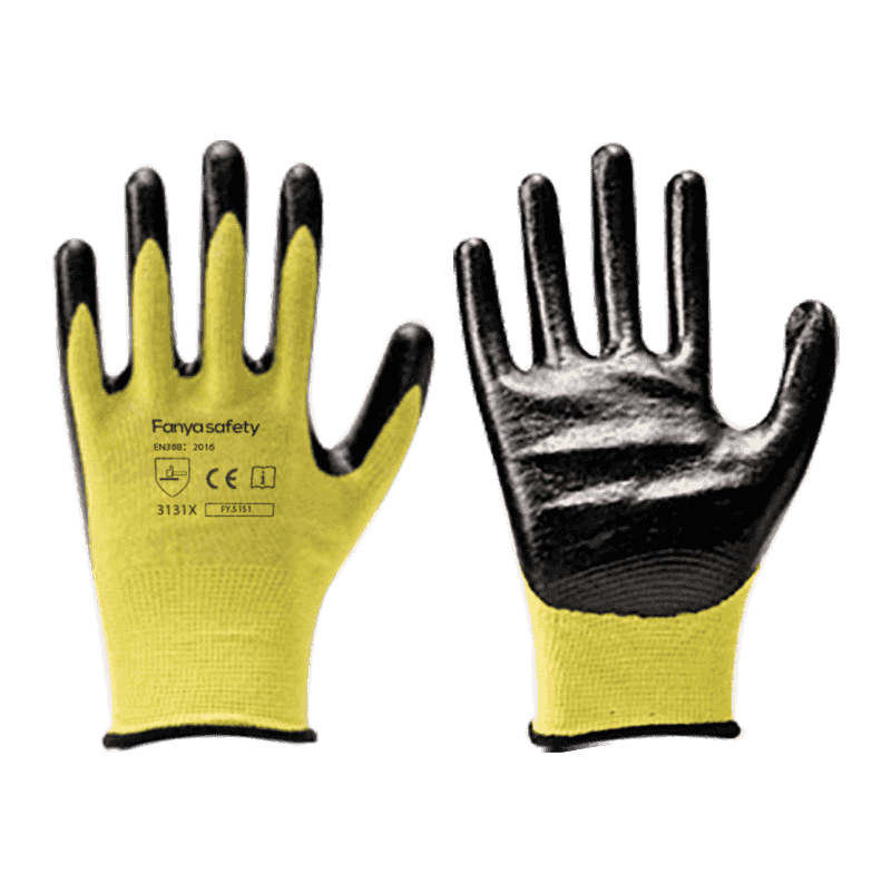 13G bamboo liner with nitrile coating