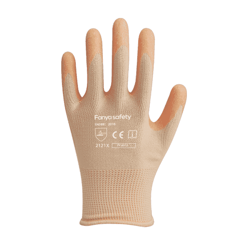 13G polyester with anti slip foam latex coating