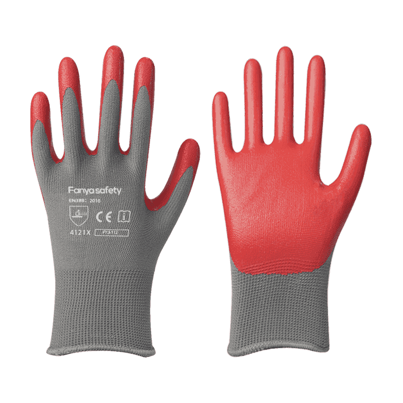 13G polyester liner with nitrile coating