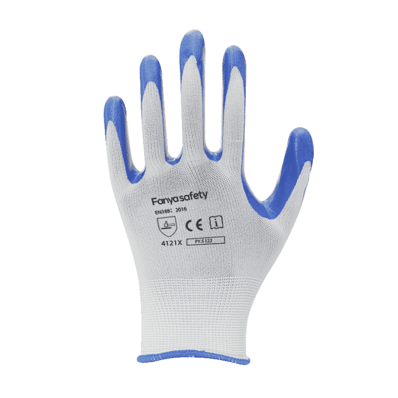 13G nylon liner with nitrile coating