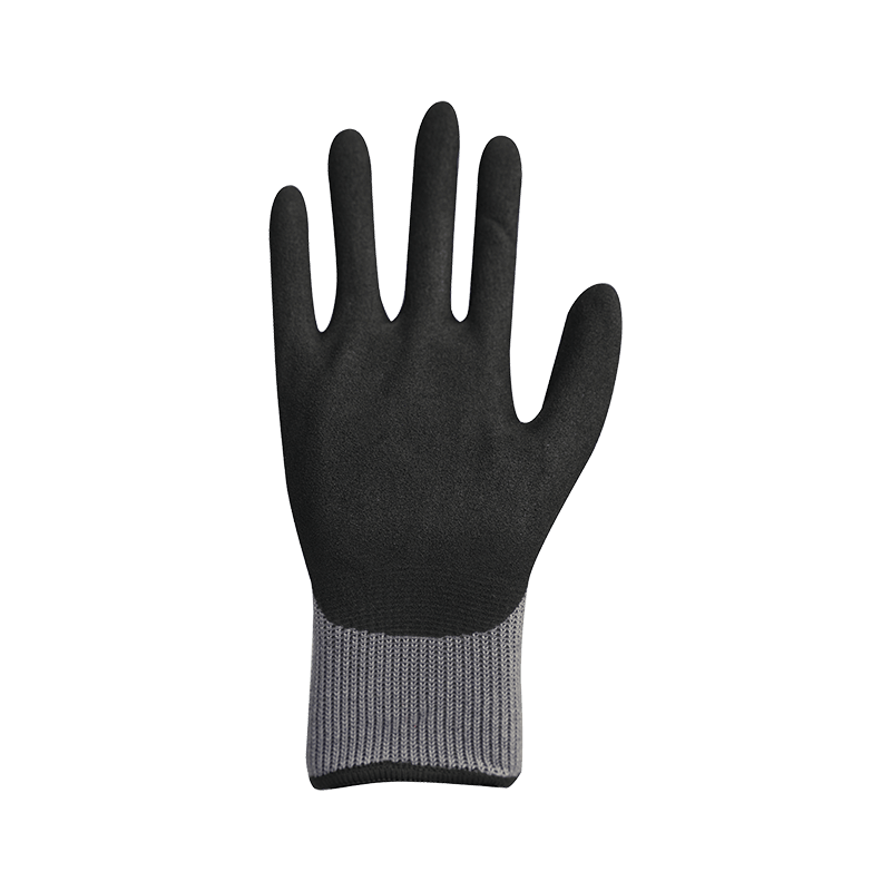 15G nylon/spandex liner with sandy nitrile coating