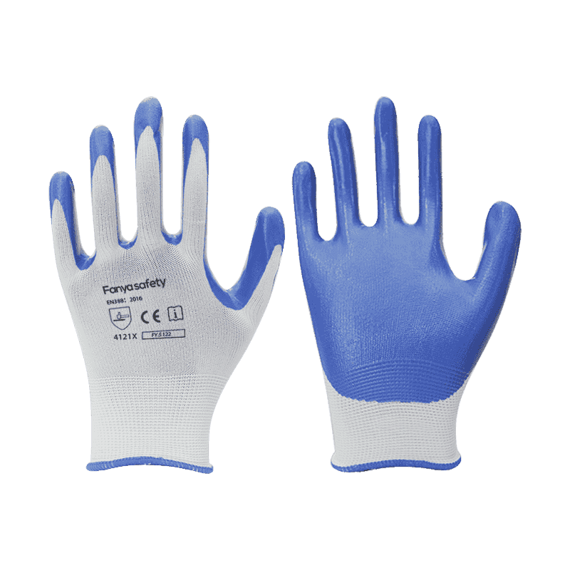 13G nylon liner with nitrile coating